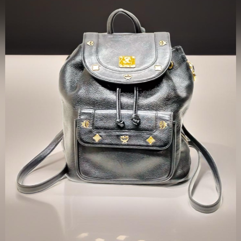 MCM Leather Backpack